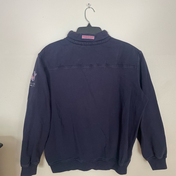 Vineyard vines men’s navy 1/4 zip navy size small 100% cotton - Picture 2 of 6